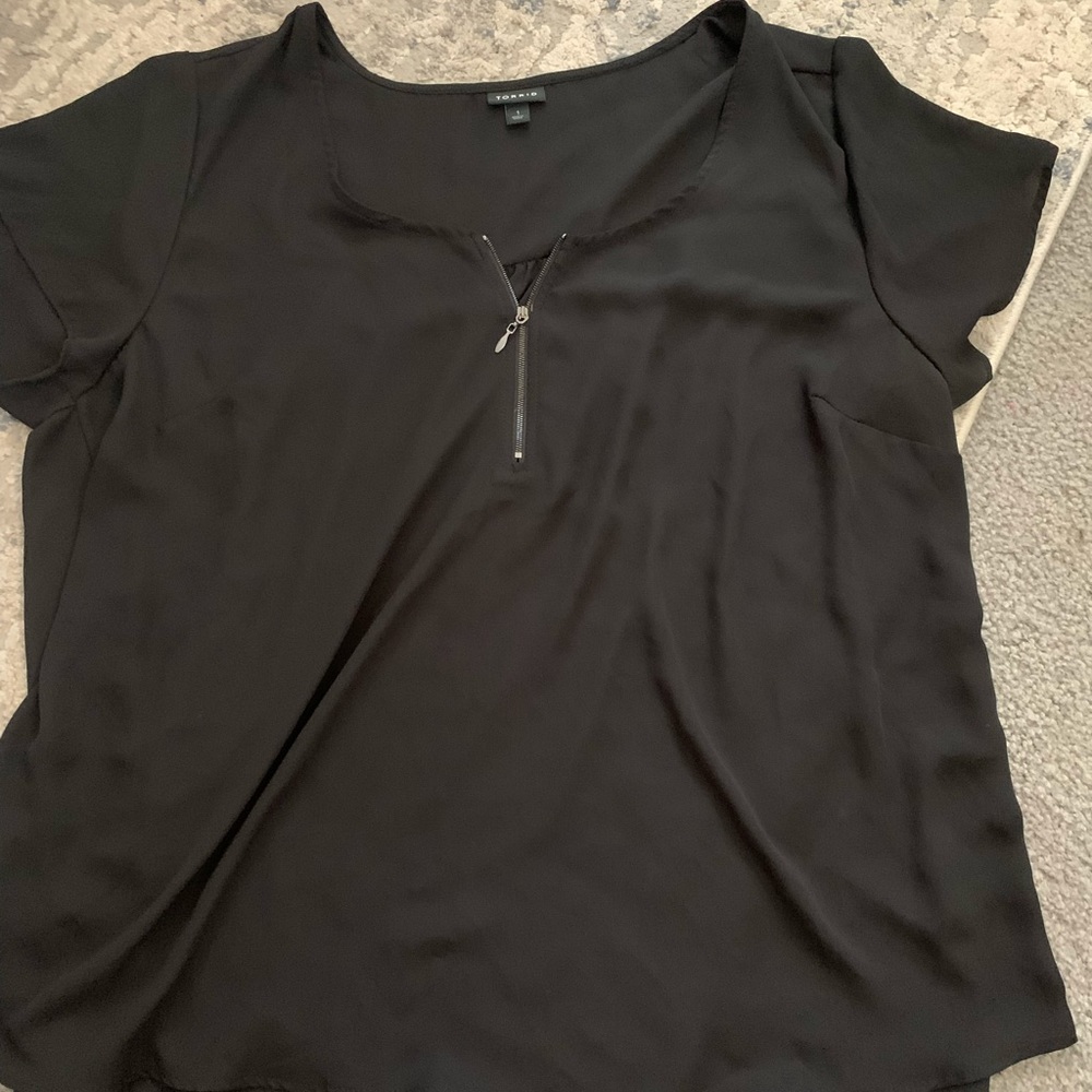 Torrid zip front top
